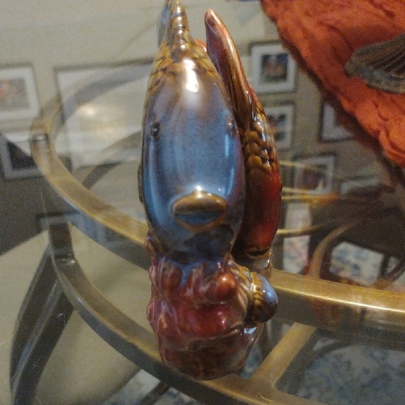 Colorful Ceramic Fish Figurine - Picture 5 of 10